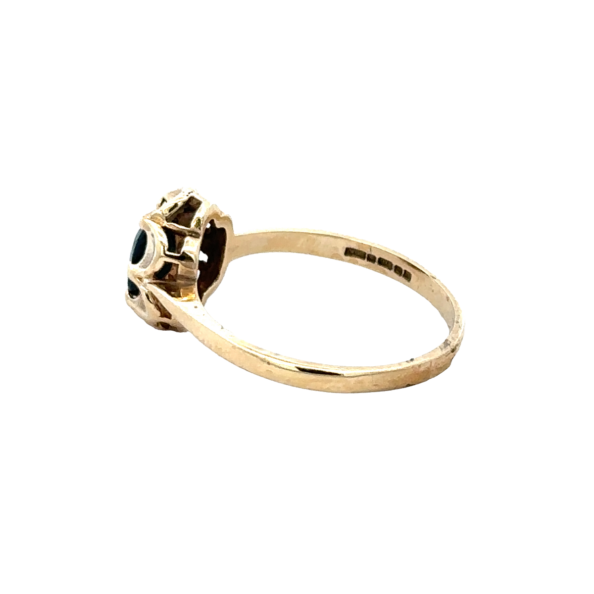 9ct yellow gold ring size P1/2 (sh25877l)