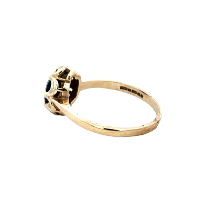 9ct yellow gold ring size P1/2 (sh25877l)