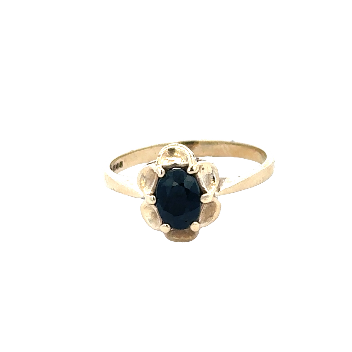 9ct yellow gold ring size P1/2 (sh25877l)
