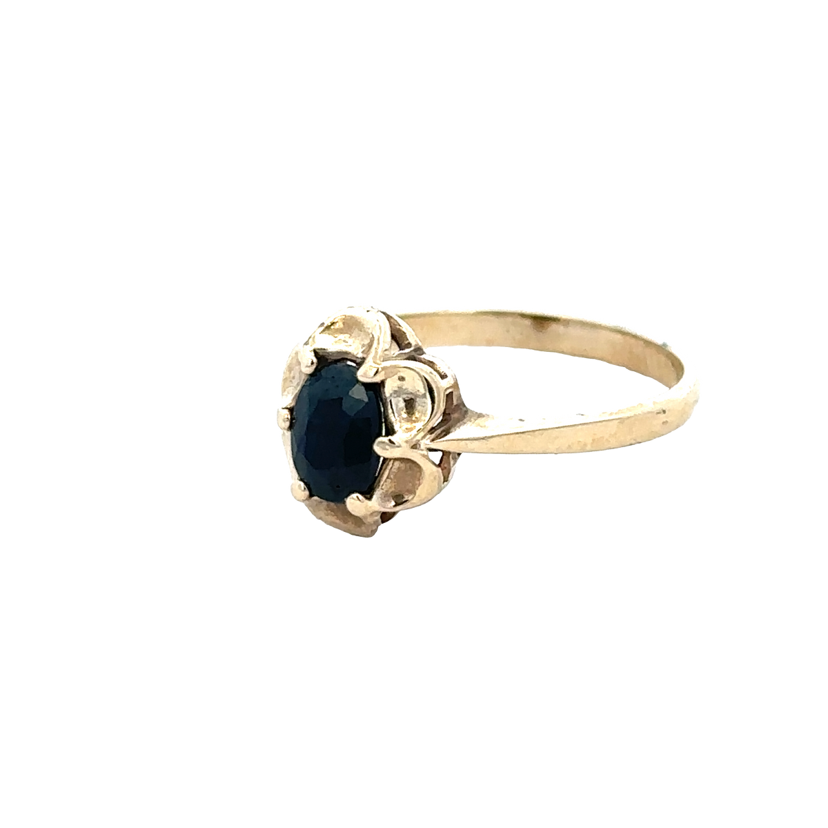 9ct yellow gold ring size P1/2 (sh25877l)