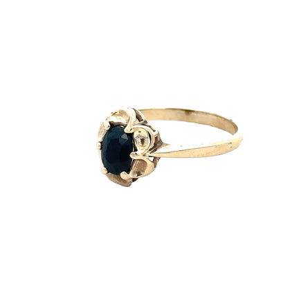 9ct yellow gold ring size P1/2 (sh25877l)