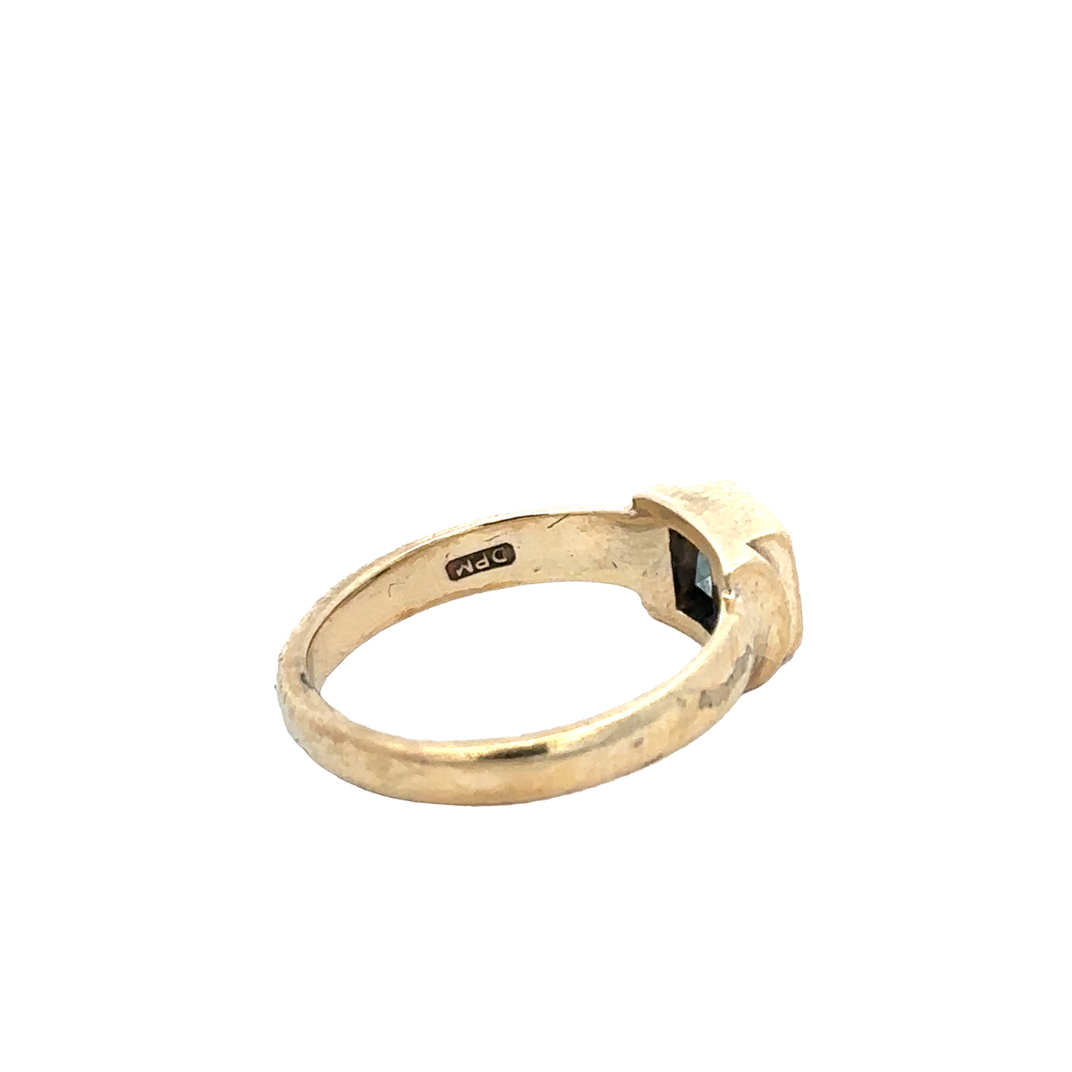 9ct yellow gold ring size P (sh27600b)
