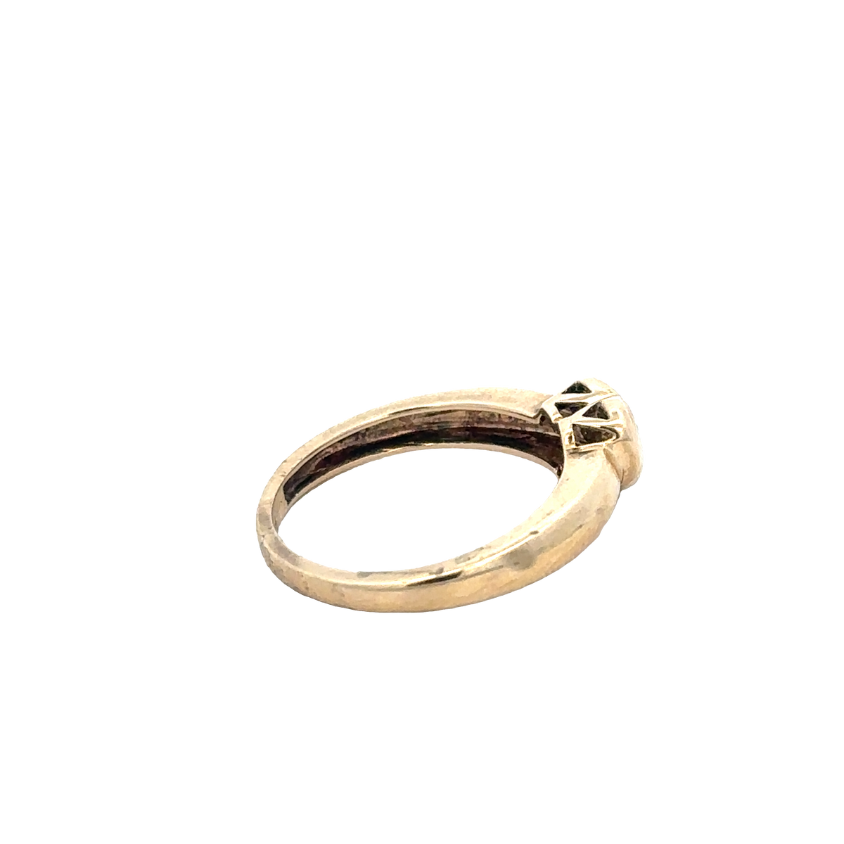 9ct yellow gold diamond ring size J1/2 (sh24280l)