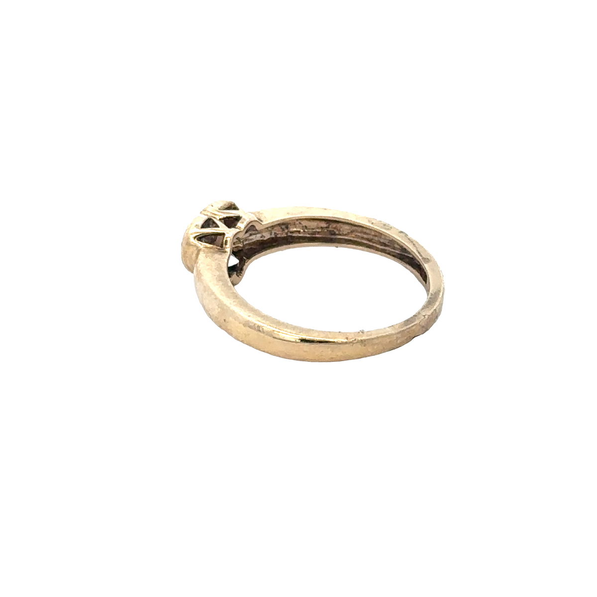 9ct yellow gold diamond ring size J1/2 (sh24280l)