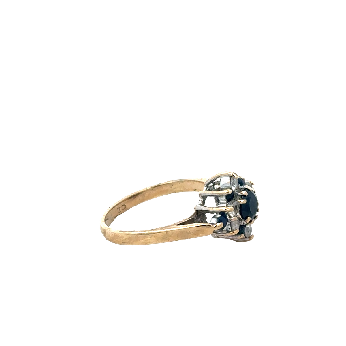 9ct yellow gold ring size J (sh27383b)