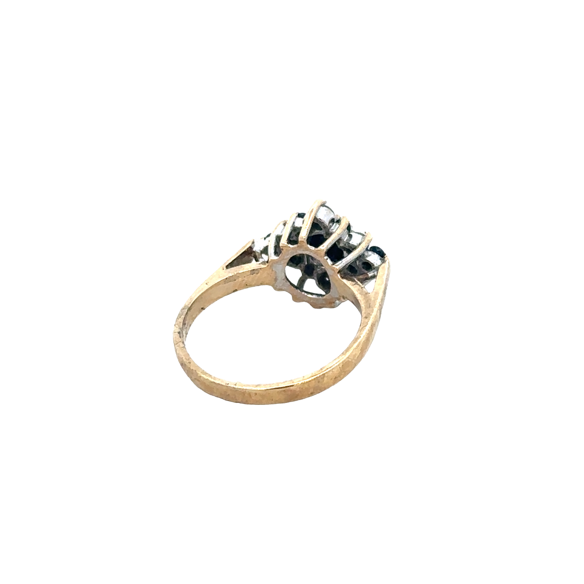 9ct yellow gold ring size J (sh27383b)