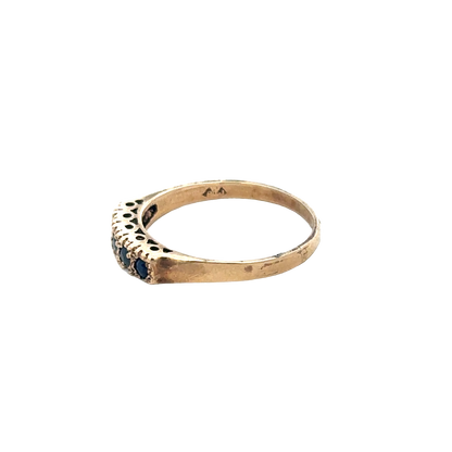 9ct yellow gold ring size Q (sh27690b)