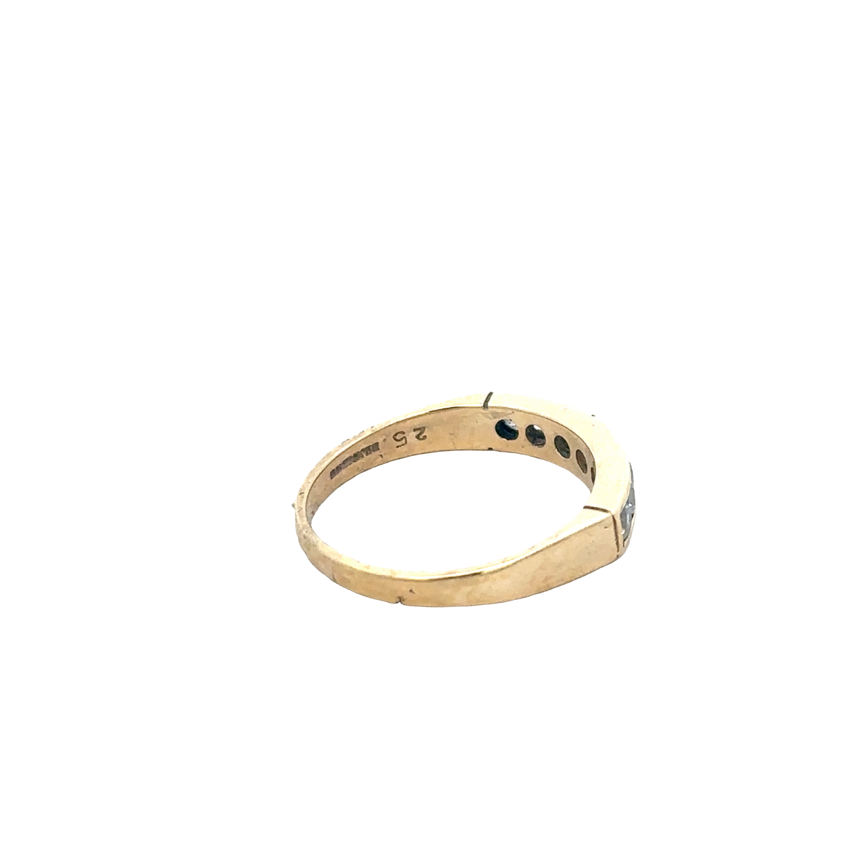 9ct yellow gold ring size M1/2 (sh27882b)