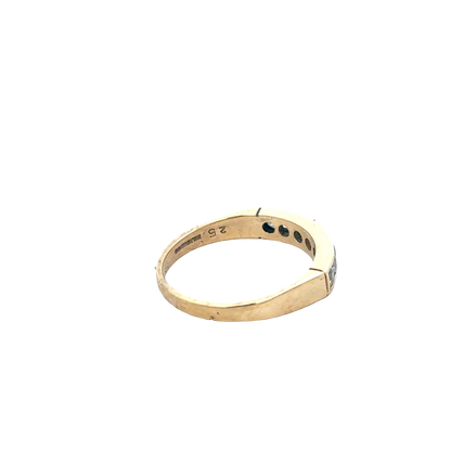 9ct yellow gold ring size M1/2 (sh27882b)