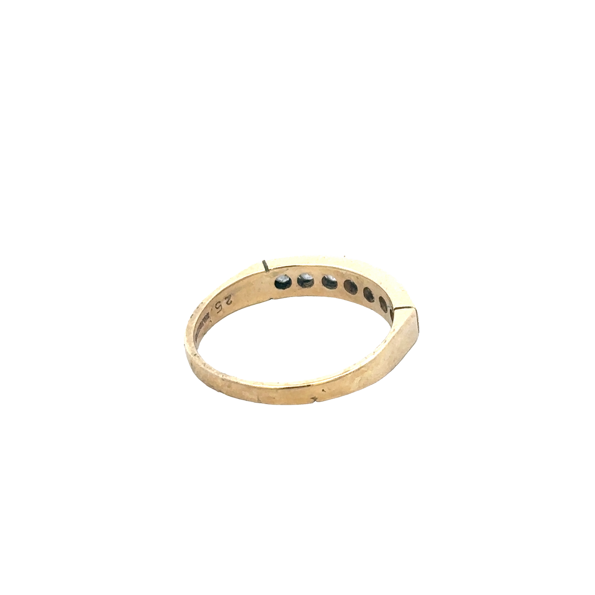 9ct yellow gold ring size M1/2 (sh27882b)