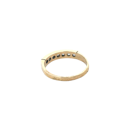 9ct yellow gold ring size M1/2 (sh27882b)
