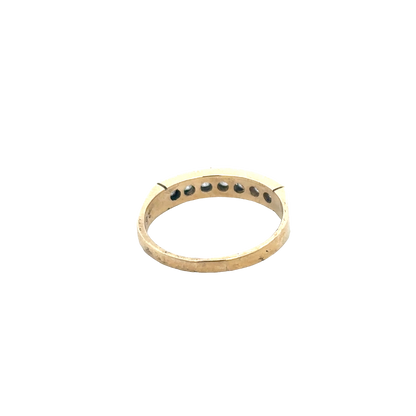 9ct yellow gold ring size M1/2 (sh27882b)