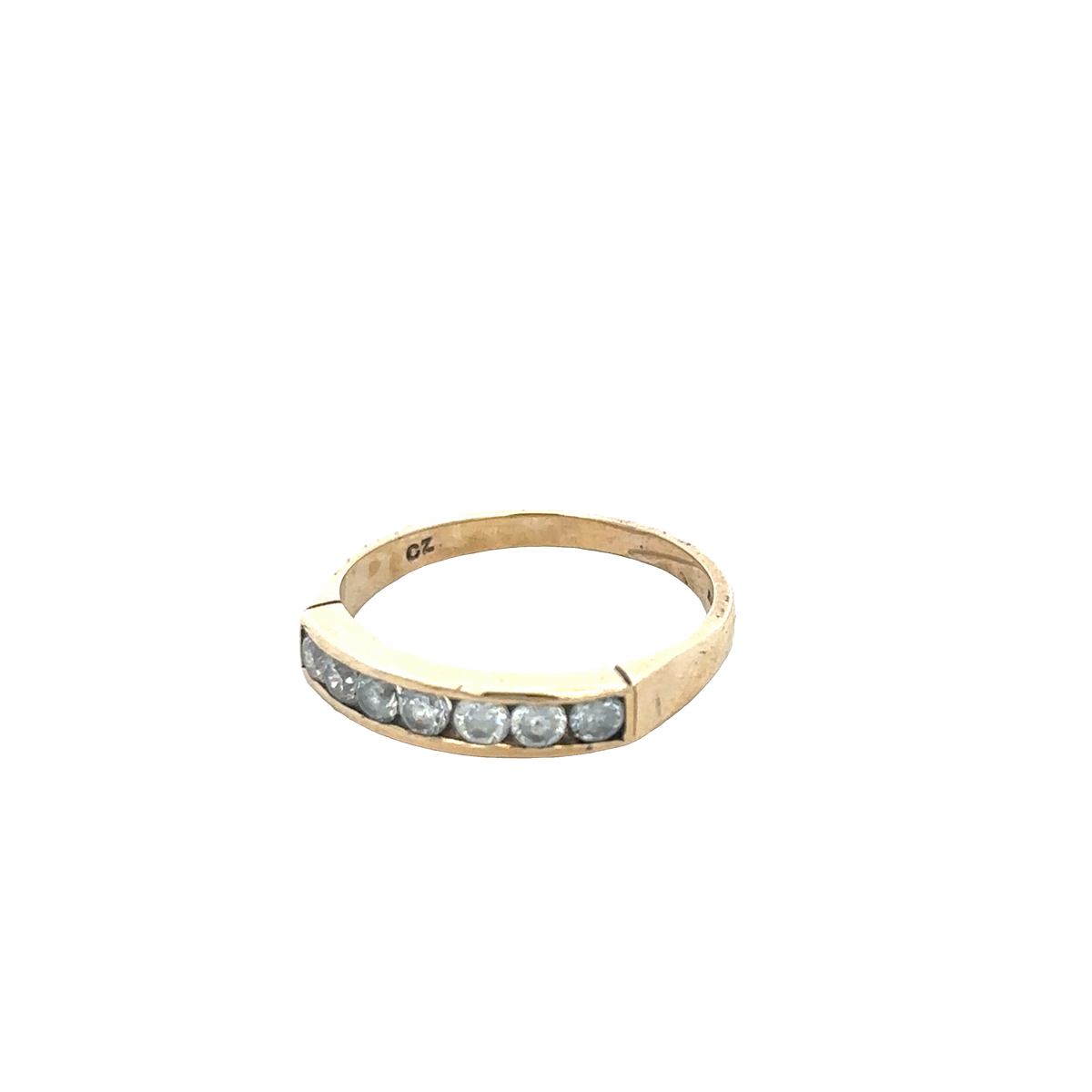 9ct yellow gold ring size M1/2 (sh27882b)