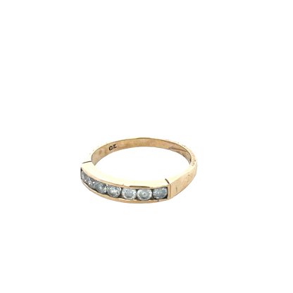 9ct yellow gold ring size M1/2 (sh27882b)