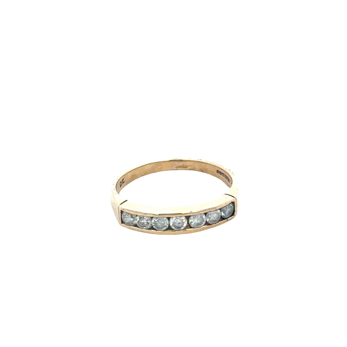 9ct yellow gold ring size M1/2 (sh27882b)