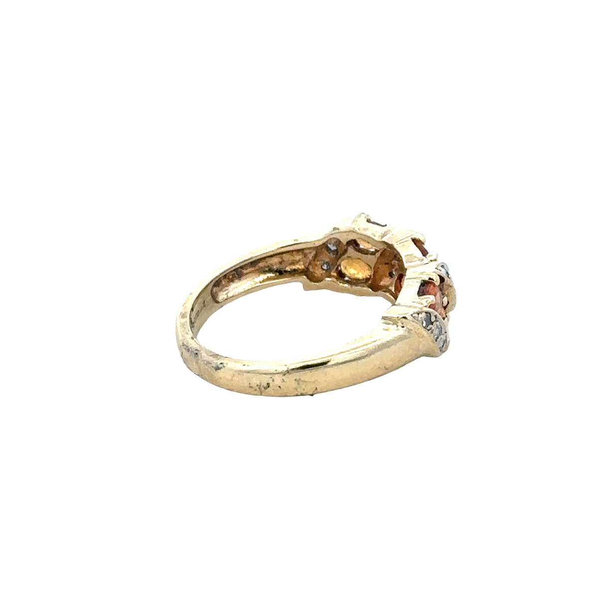 9ct yellow gold ring size N (sh27944b)