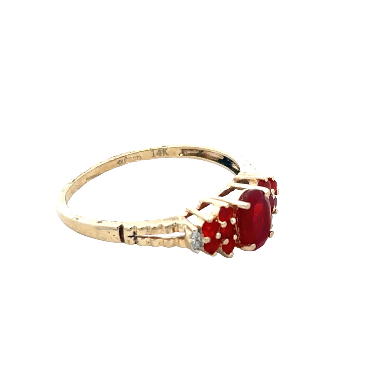 9ct yellow gold ring size V (sh27960b)
