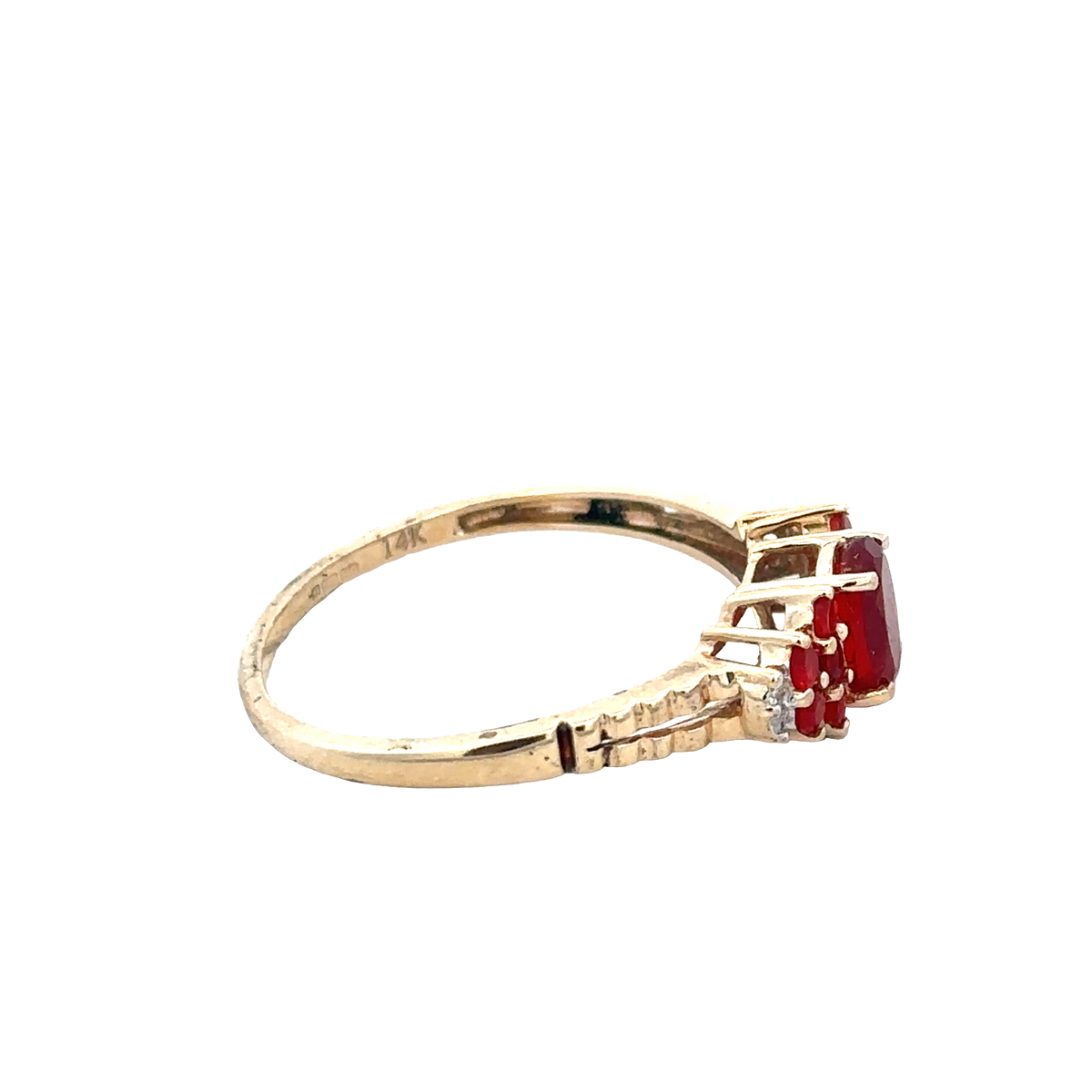 9ct yellow gold ring size V (sh27960b)