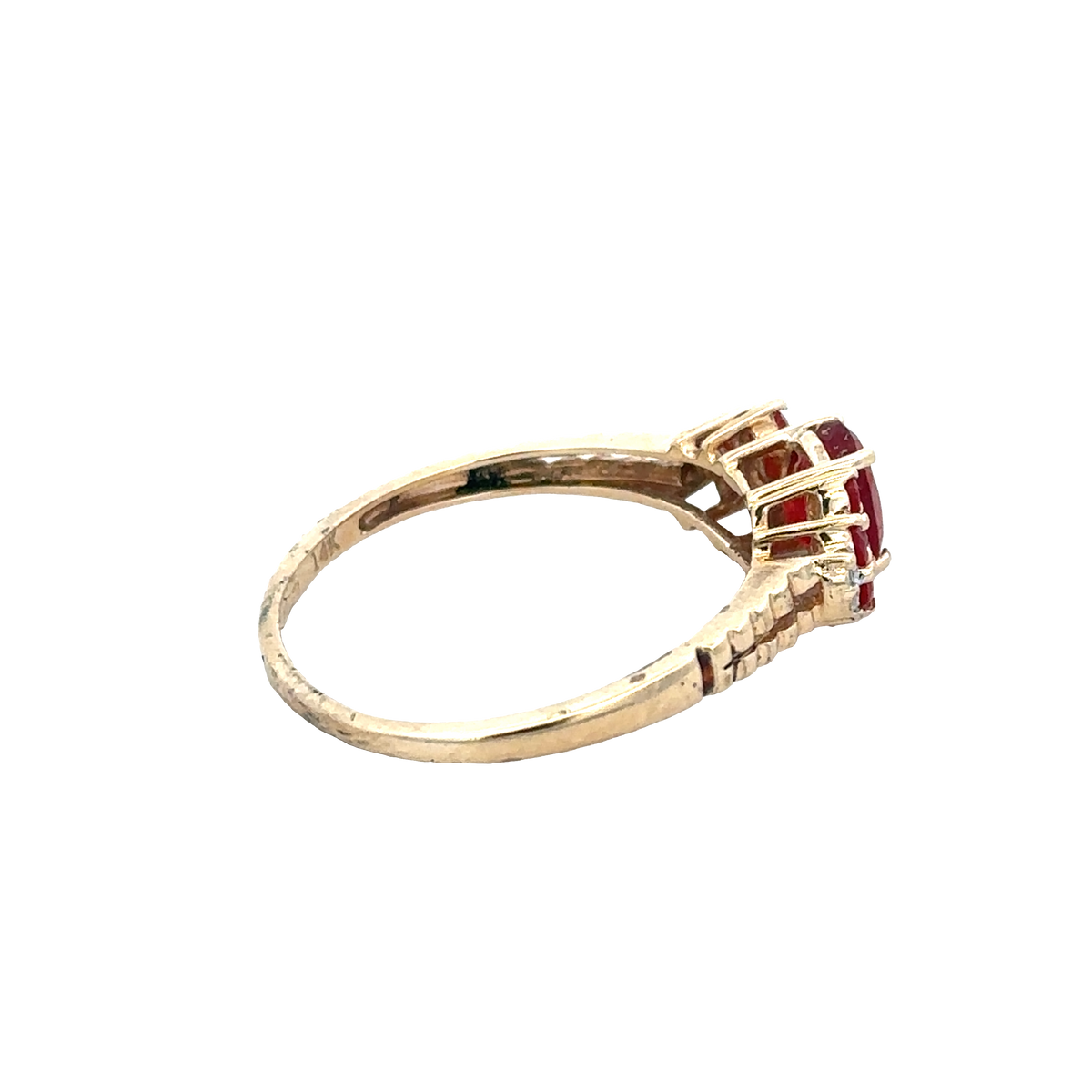9ct yellow gold ring size V (sh27960b)