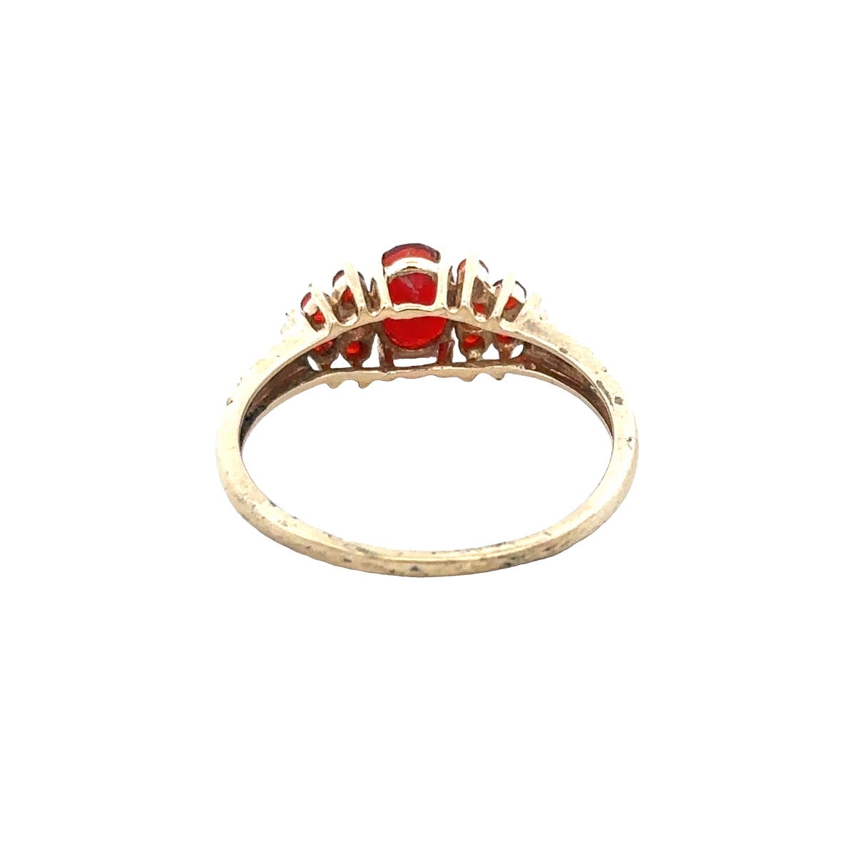 9ct yellow gold ring size V (sh27960b)