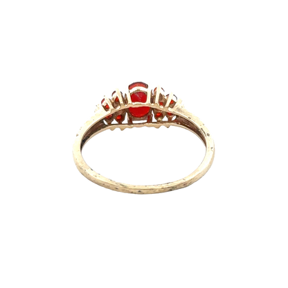 9ct yellow gold ring size V (sh27960b)