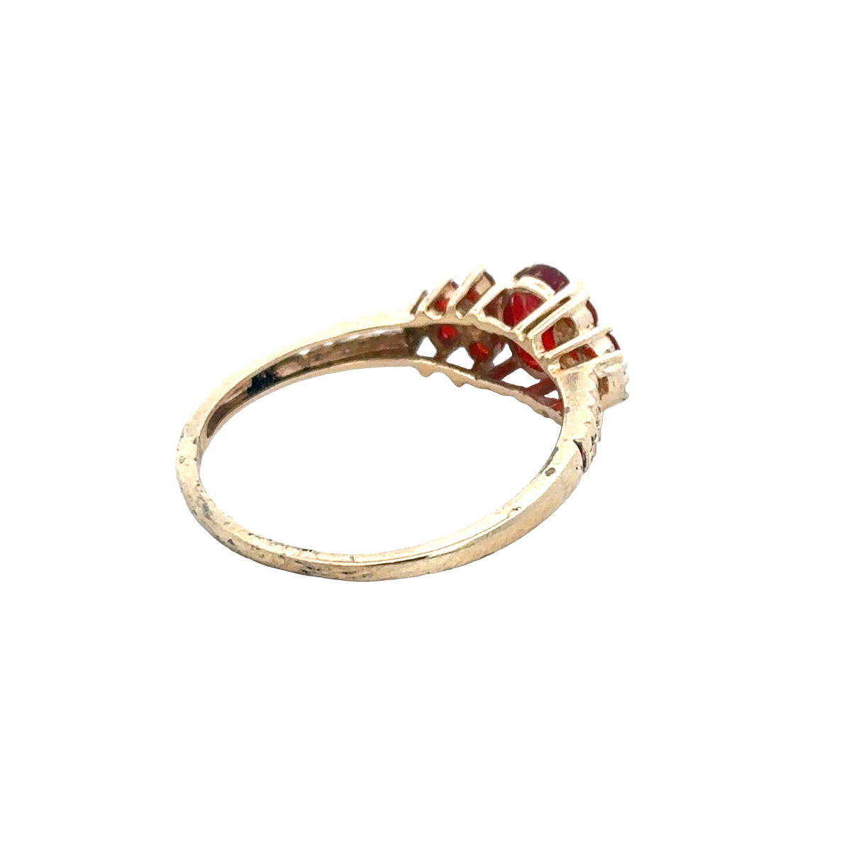 9ct yellow gold ring size V (sh27960b)