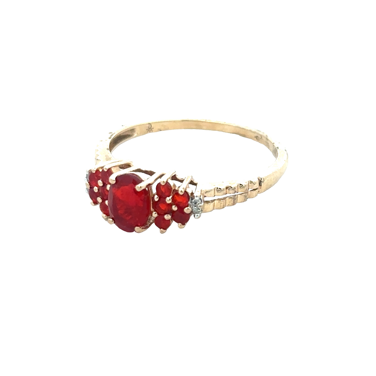 9ct yellow gold ring size V (sh27960b)