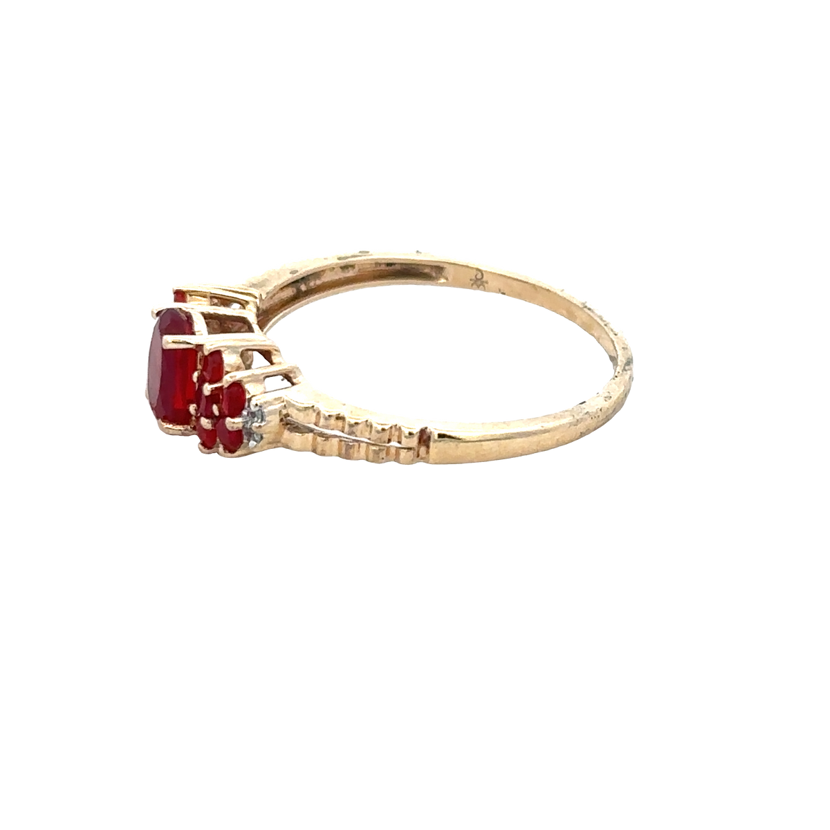 9ct yellow gold ring size V (sh27960b)