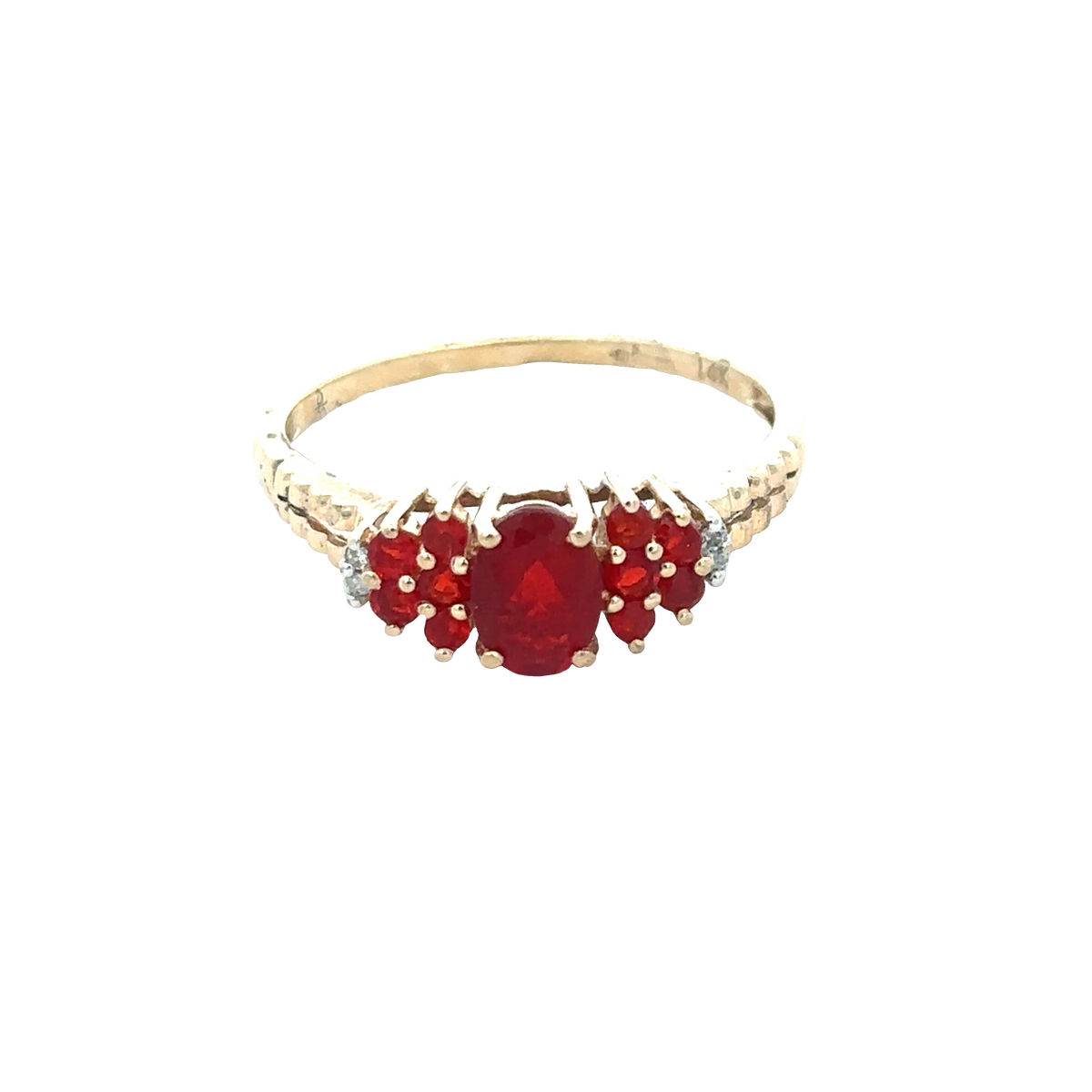 9ct yellow gold ring size V (sh27960b)