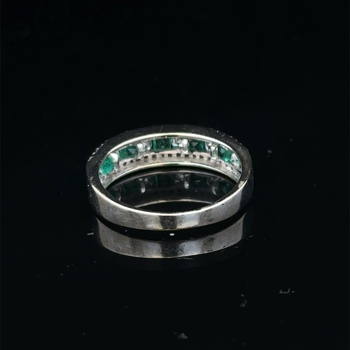 9ct white gold ring size L (sh27905b)