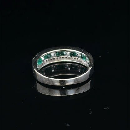 9ct white gold ring size L (sh27905b)