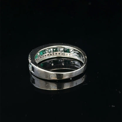 9ct white gold ring size L (sh27905b)