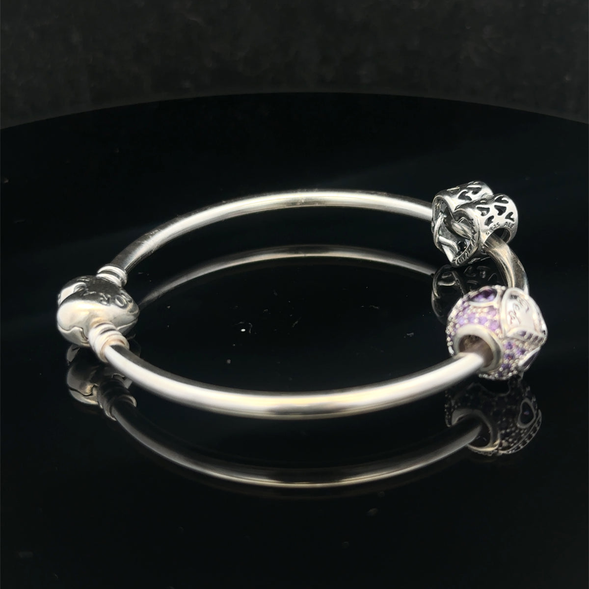 Silver pandora bangle 13.4g (sh27812b)