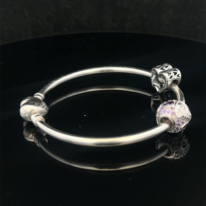 Silver pandora bangle 13.4g (sh27812b)