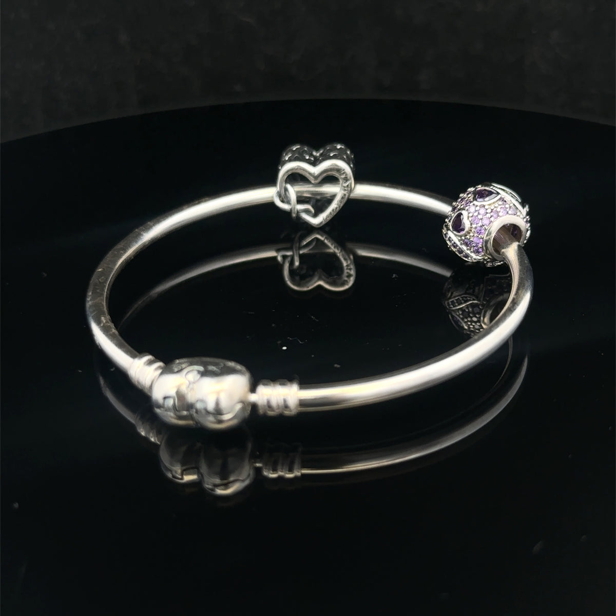 Silver pandora bangle 13.4g (sh27812b)