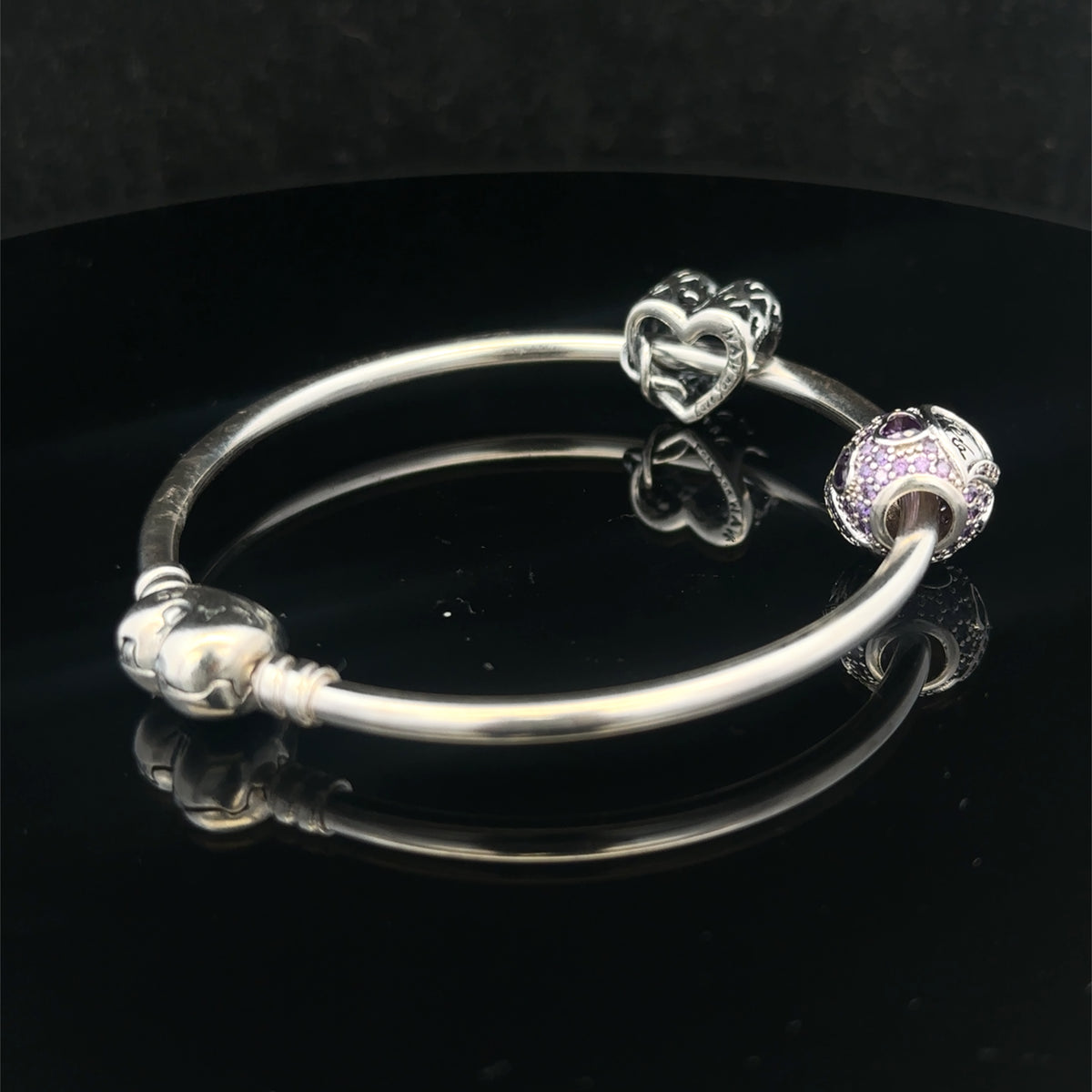 Silver pandora bangle 13.4g (sh27812b)