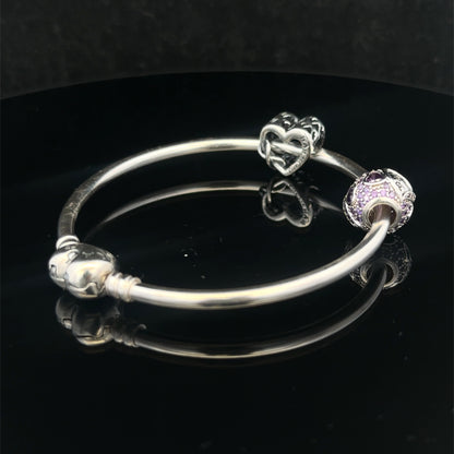 Silver pandora bangle 13.4g (sh27812b)
