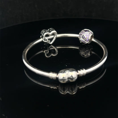 Silver pandora bangle 13.4g (sh27812b)