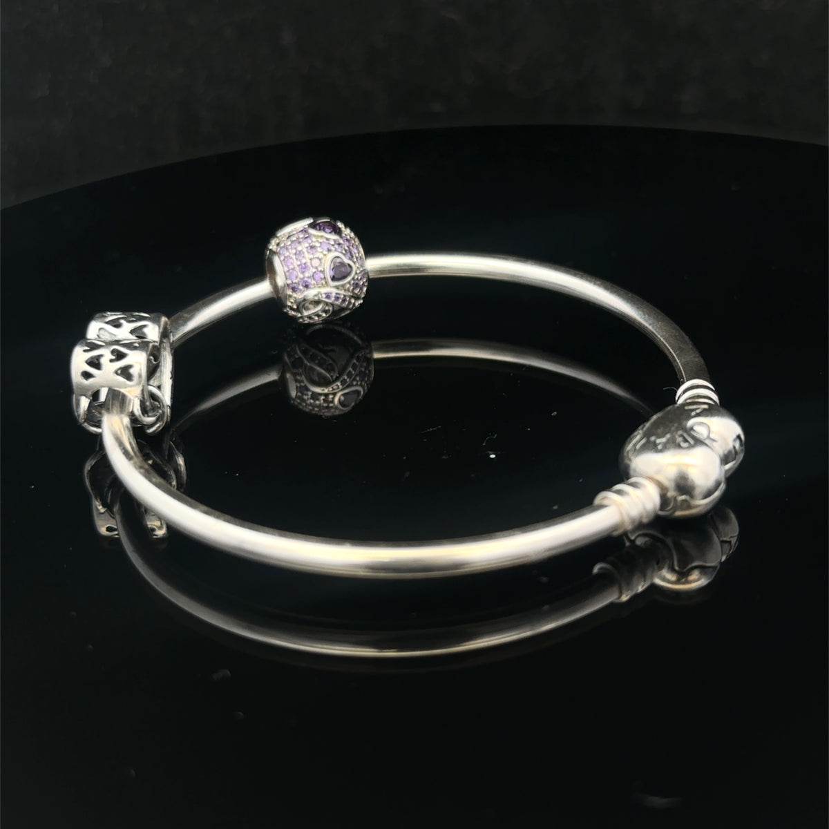 Silver pandora bangle 13.4g (sh27812b)
