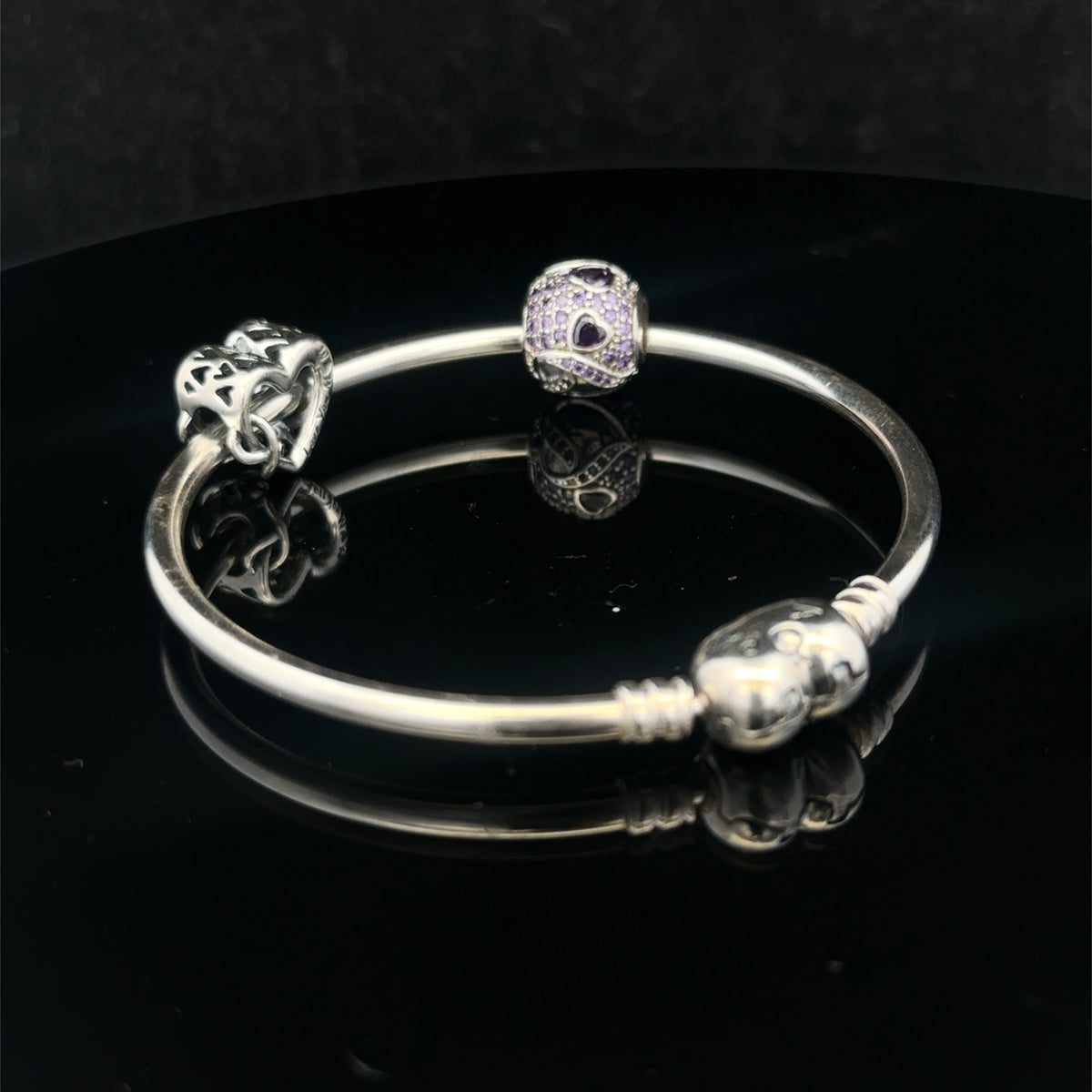 Silver pandora bangle 13.4g (sh27812b)