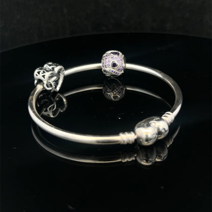 Silver pandora bangle 13.4g (sh27812b)