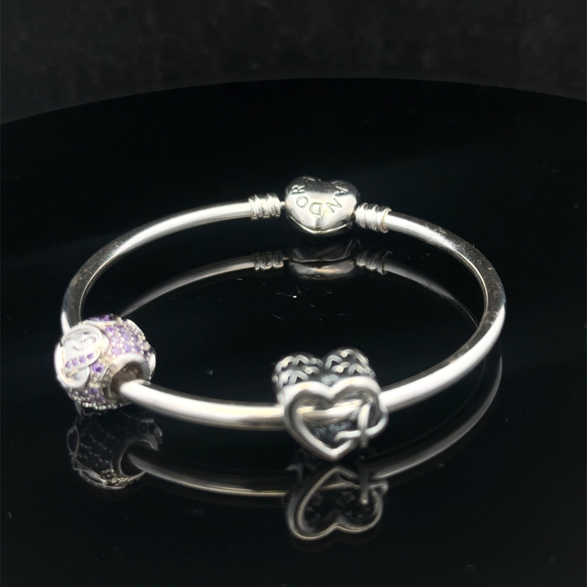 Silver pandora bangle 13.4g (sh27812b)