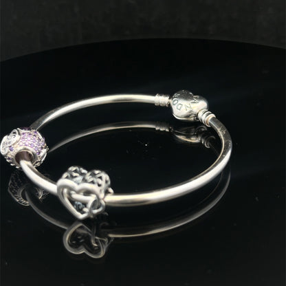 Silver pandora bangle 13.4g (sh27812b)