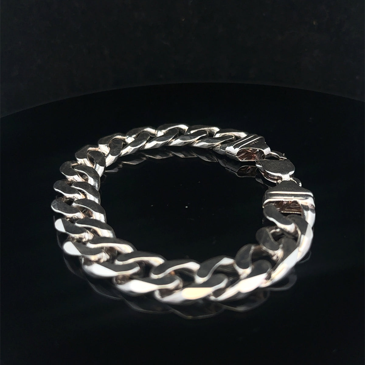 Silver curb bracelet 49g (sh25322l)