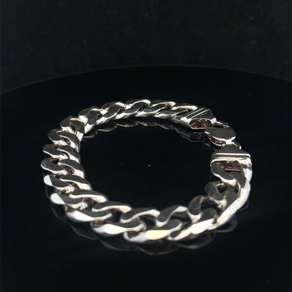 Silver curb bracelet 49g (sh25322l)
