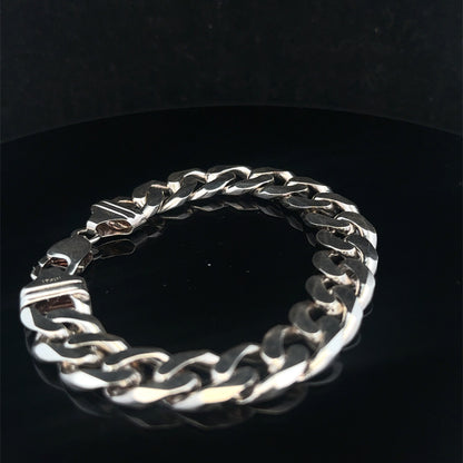 Silver curb bracelet 49g (sh25322l)