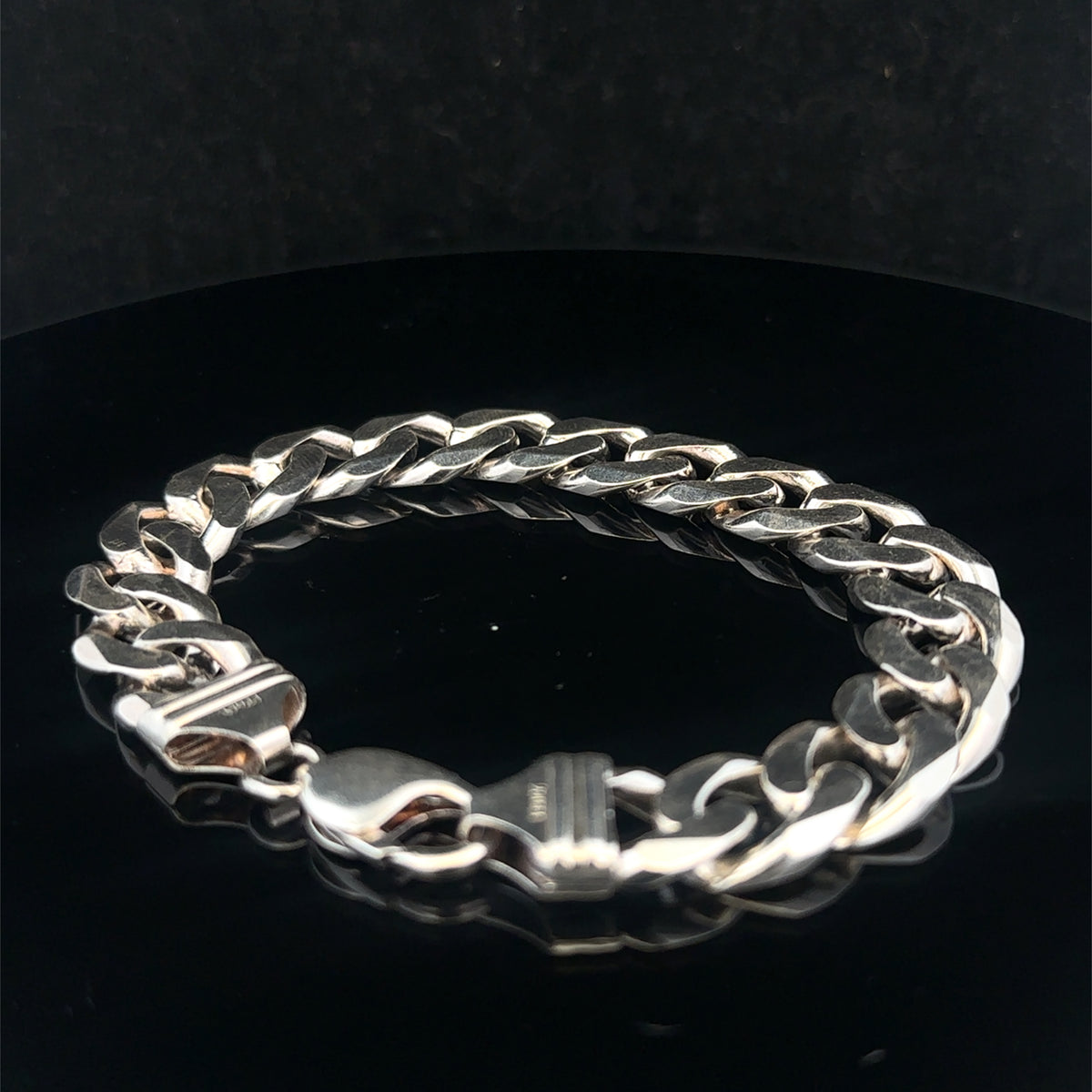 Silver curb bracelet 49g (sh25322l)