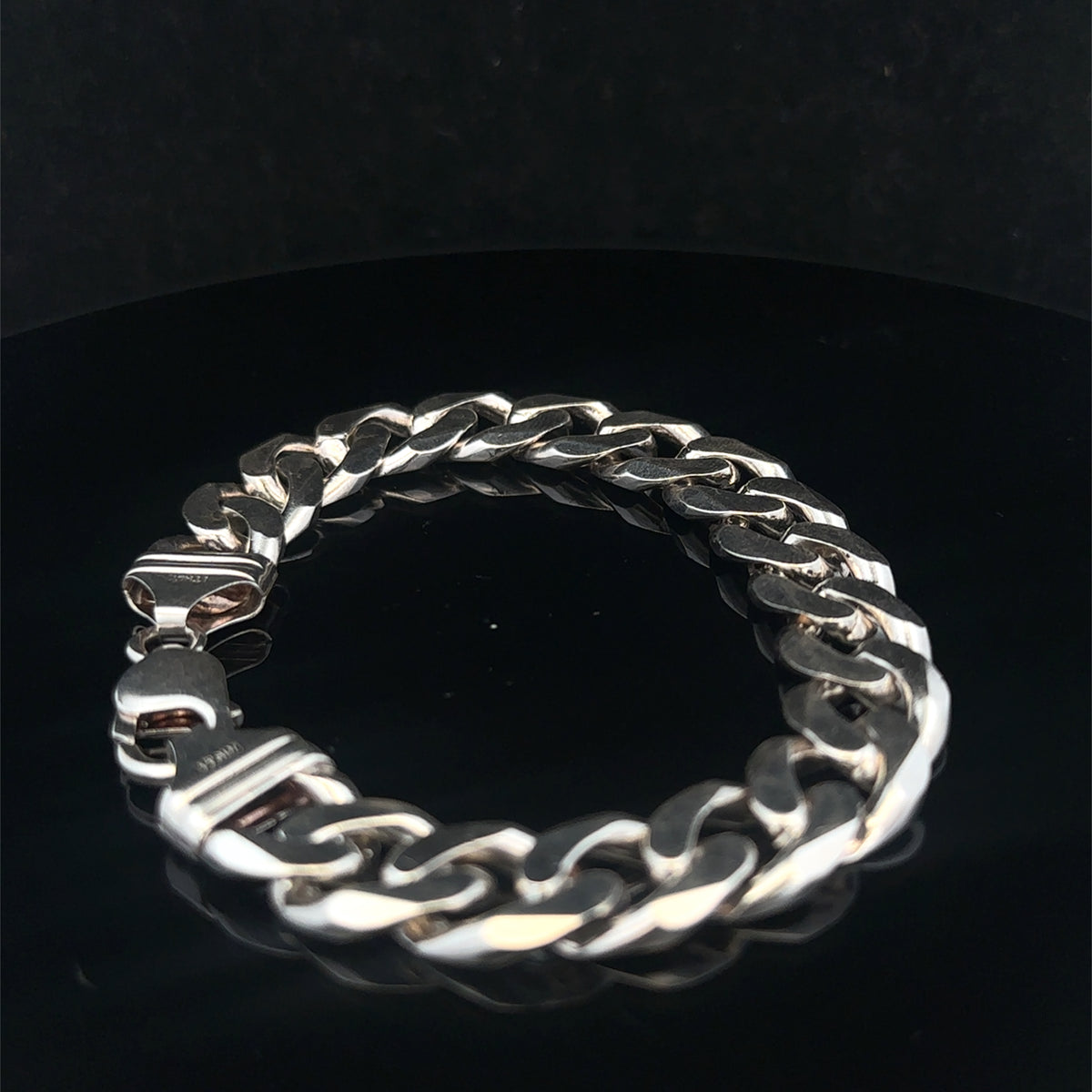 Silver curb bracelet 49g (sh25322l)