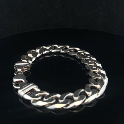 Silver curb bracelet 49g (sh25322l)