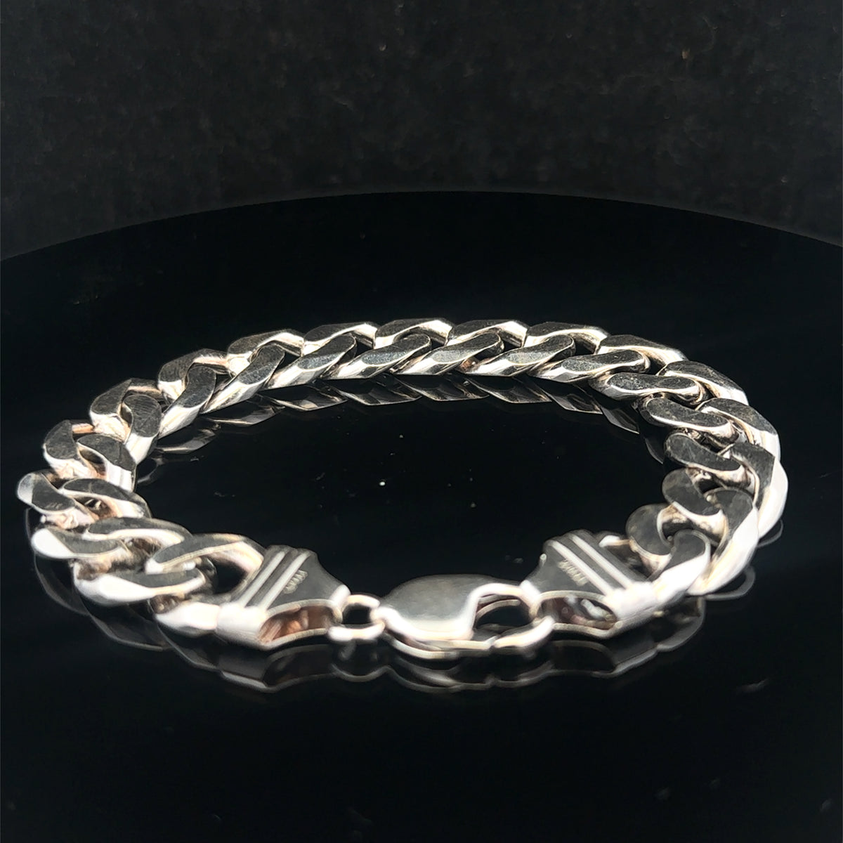 Silver curb bracelet 49g (sh25322l)